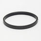 NVR Men's Black Rhodium-Plated Stainless Steel Kada Bracelet - Swadesiicart