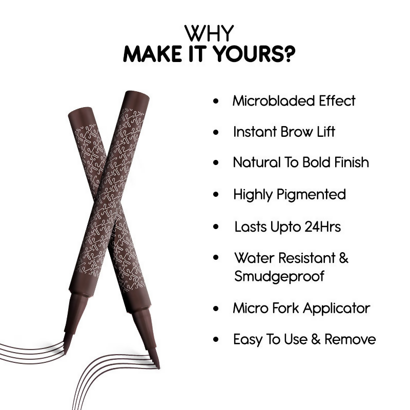 Kay Beauty By Katrina Kaif Eyebrow Microblading Pen - Walnut | Swadesiicart