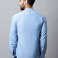 Even Apparels sky Blue Color Pure Cotton Men's Kurta With Side Placket (MMS503) | Swadesiicart