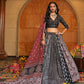 AI Fashion Black Crepe Designer Navratri Wear Lehenga Choli Collection