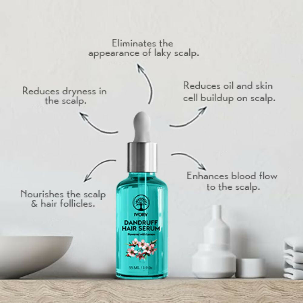 Ivory Natural Dandruff Hair Serum For Nourishing Dry Scalp | Swadesiicart