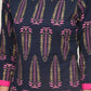 Cheera Hand Block Print Navy Straight Kurta (MAAI-068K)