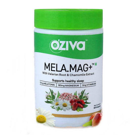 OZiva Mela.Mag+ Capsules | Swadesiicart