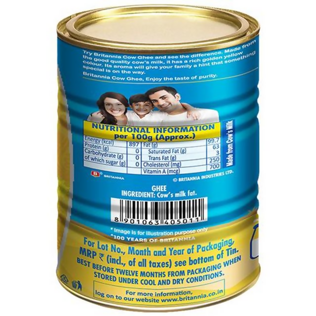 Britannia Pure Cow Ghee | Traditional Ghee | Desi Cow Milk Ghee | Premium Cow Ghee | Swadesiicart