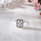 white stone ring (silver) - Ruby Raang | Swadesiicart