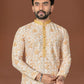 Anaita L Yellow Lucknowi Silk Straight Kurta