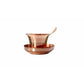 Copper Pancha Pathra Udharini(Spoon) with plate