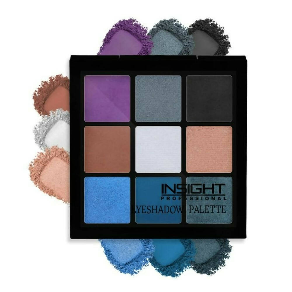 Insight Cosmetics 9 Color Eyeshadow Pallate - Smoky - Swadesiicart