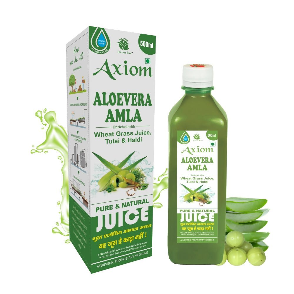 Axiom Aloevera Amla Juice - Swadesiicart