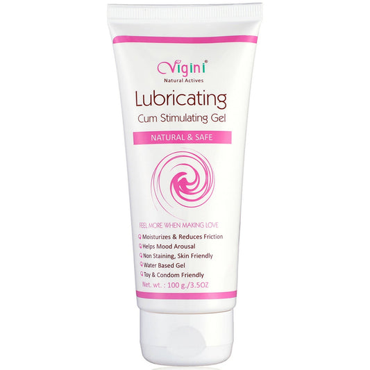 Vigini Natural Actives Vaginal Lubricant, Lubricating Cum Stimulating Lube Gel - Global Medicare Inc