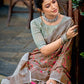 Shree Shyam Fashion Linen Brown Saree