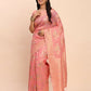 Shree Shyam Fashion Linen Cotton Peach Saree