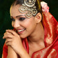 Ruby Raang 22k Gold Polished Kundan Passa | Swadesiicart