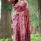 Vishnu Weaves Women's Rani Cotton Silk Woven Saree with Blouse - Swadesiicart