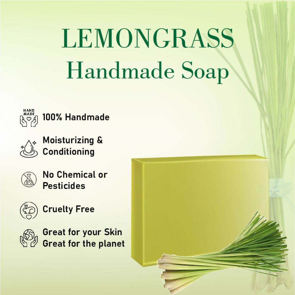 Prakriti Herbal Soap Lemongrass - Swadesiicart