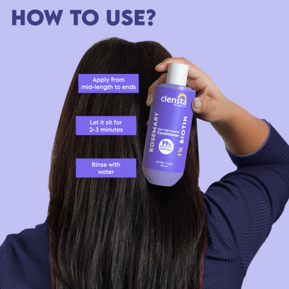 Clensta Rosemary Hair Fall Control Conditioner | Swadesiicart
