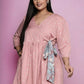 Ahalyaa Women's Traditional wear Tunic - Pink | Swadesiicart