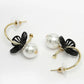 NVR Women Gold-Toned Teardrop Shaped Drop Earrings | Swadesiicart