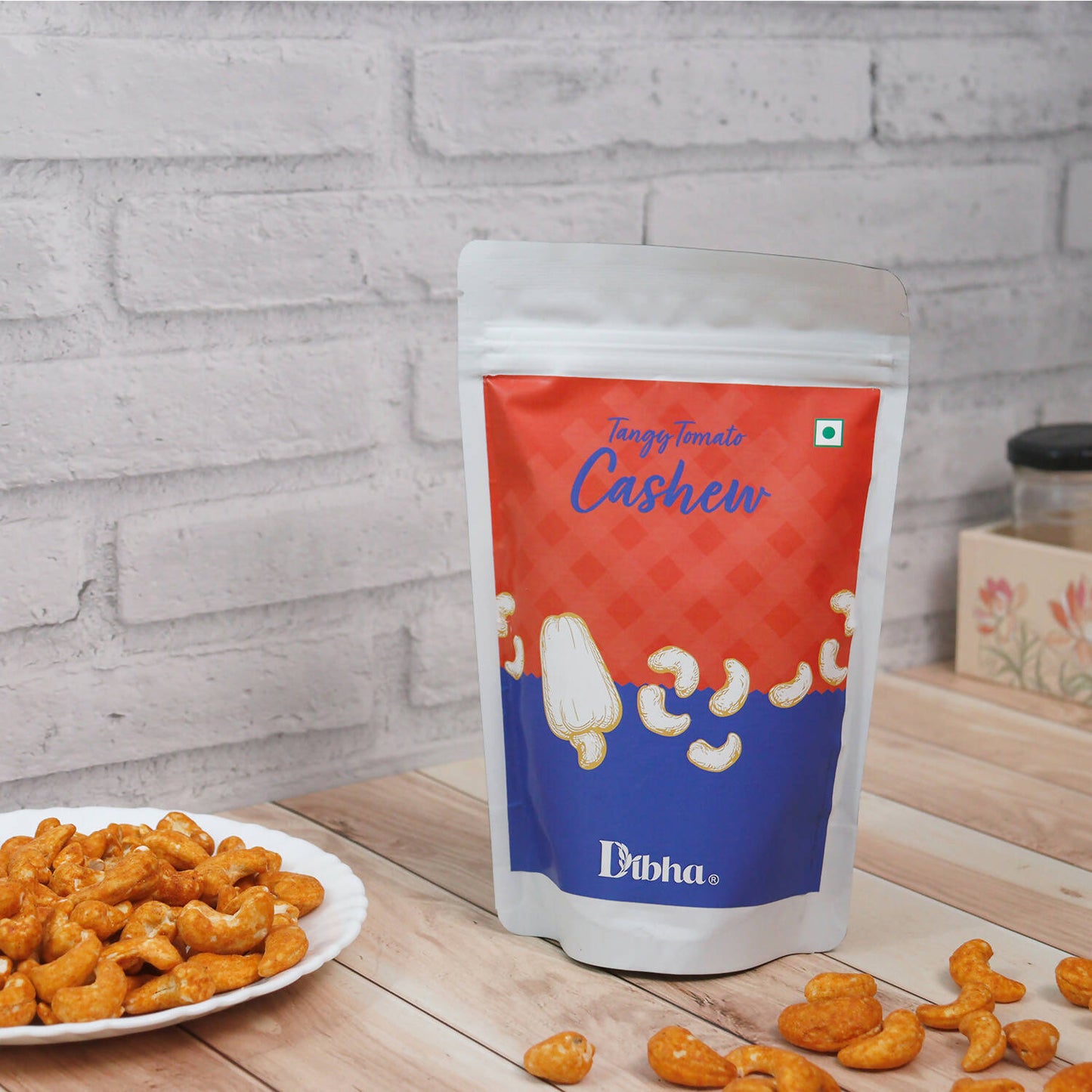 Dibha - Honest Snacking Tangy Tomato Cashew - Swadesiicart