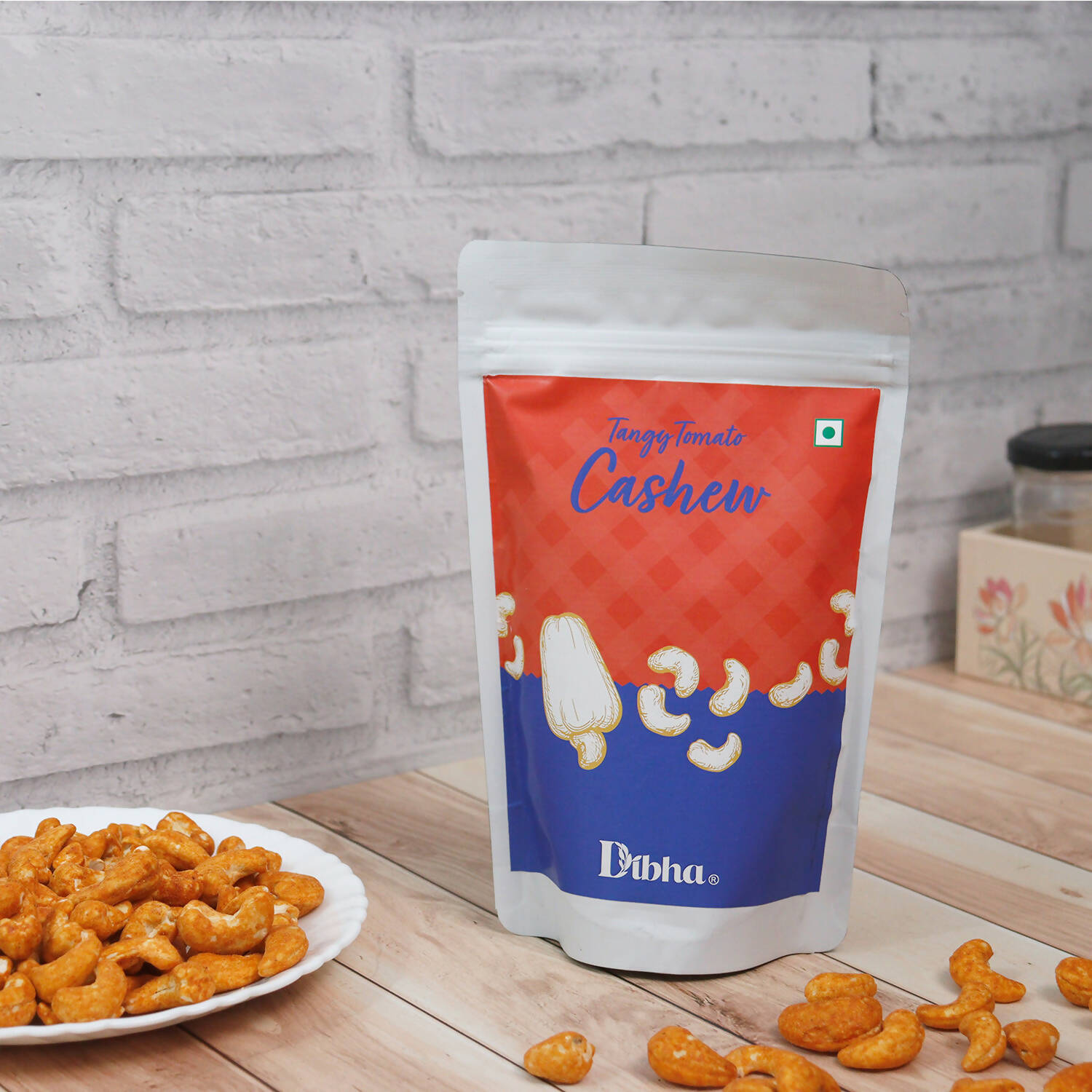 Dibha - Honest Snacking Tangy Tomato Cashew - Swadesiicart