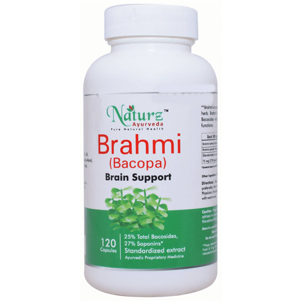 Naturz Ayurveda Brahmi (Bacopa) Capsules | Swadesiicart