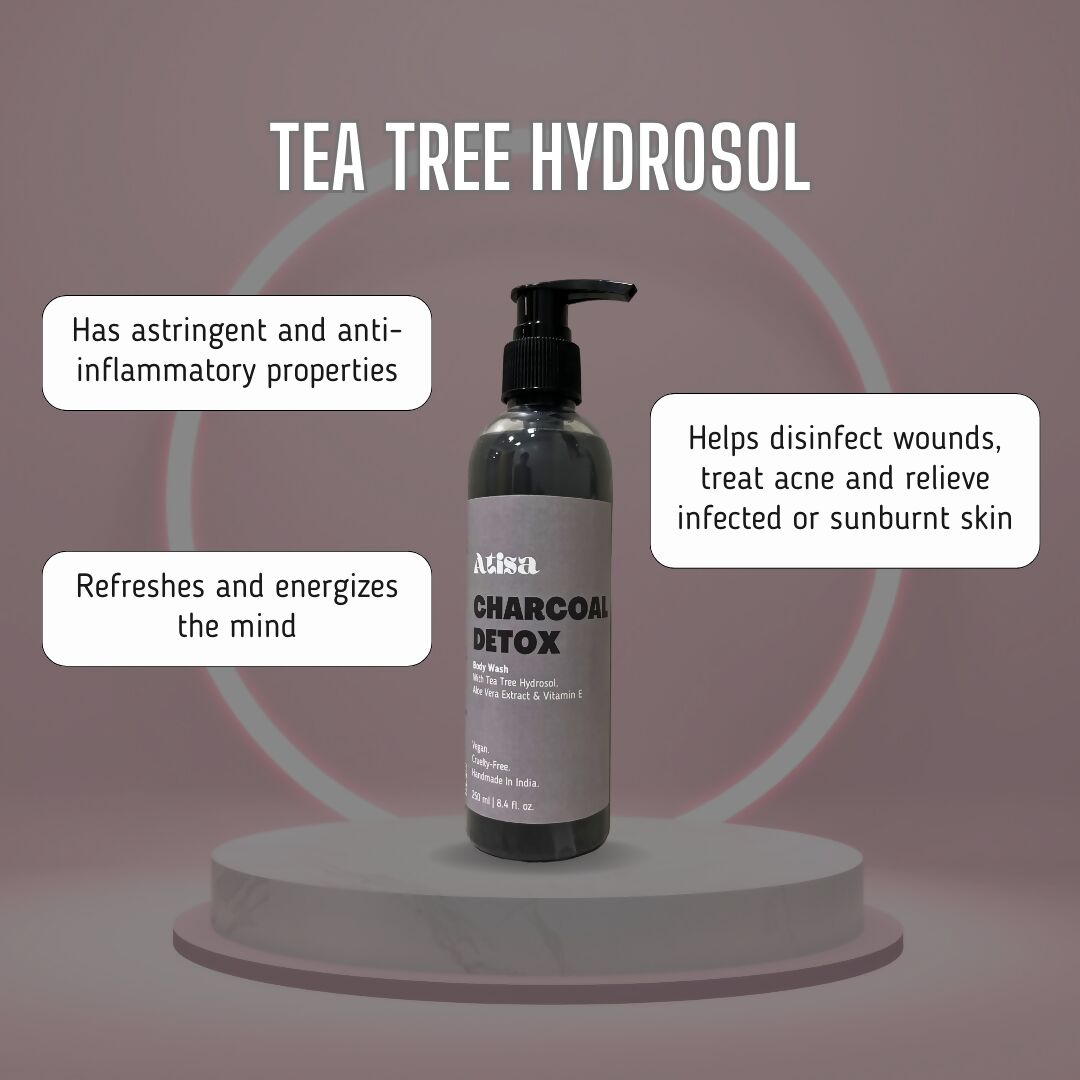 Atisa Charcoal Detox Body Wash | Swadesiicart