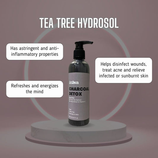 Atisa Charcoal Detox Body Wash | Swadesiicart