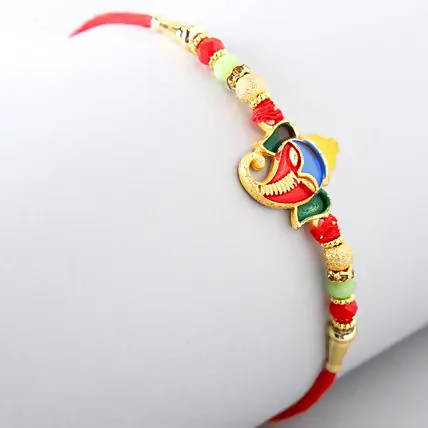 Divine Lord Ganesha Rakhi & Soan Papdi | Swadesiicart
