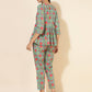 Janasya Women's Blue Cotton Printed Casual Peplum Co-ords - Swadesiicart