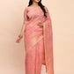 Shree Shyam Fashion Linen Cotton Peach Saree