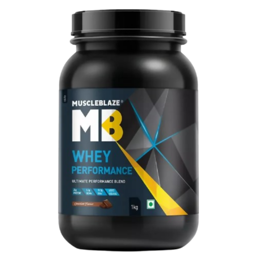 MuscleBlaze Whey Performance Protein Chocolate | Swadesiicart
