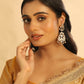Nuyug 22K Gold Plated Serenoor Pearl Chandbali Earrings | Swadesiicart