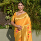 Jyoti Fashion Women's Yellow Paithani Silk Zari Woven Saree with Blouse | Swadesiicart