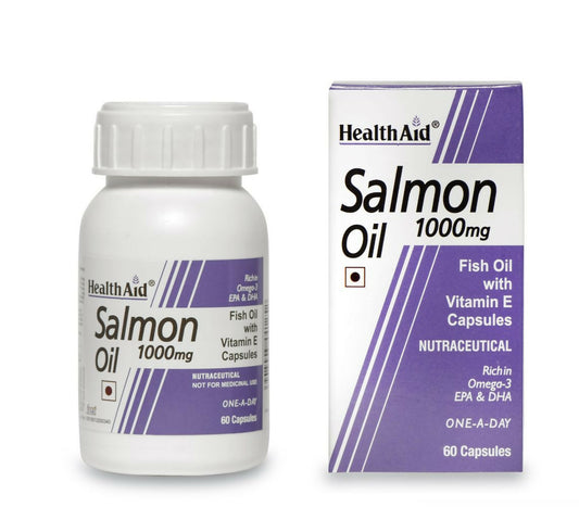 HealthAid Salmon Oil 1000 mg Capsules - HealthAid