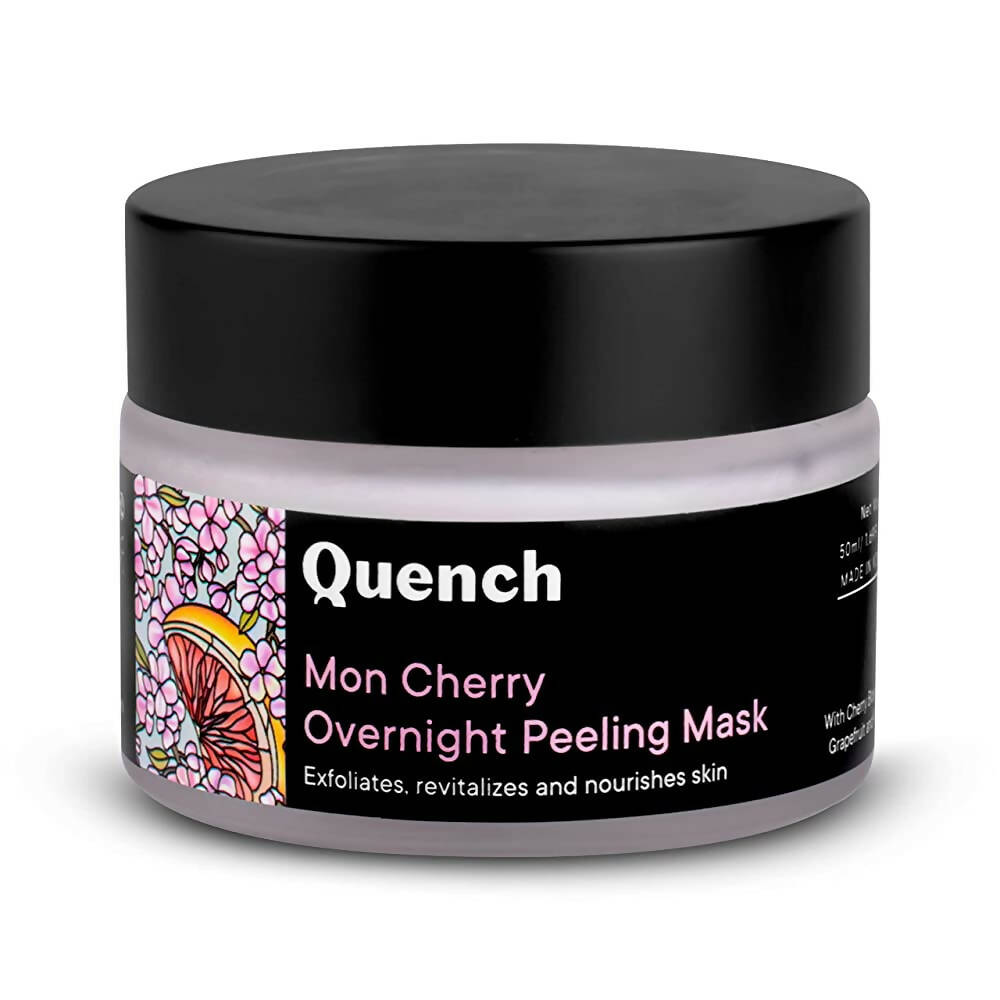 Quench Botanics Mon Cherry Overnight Peeling Mask - Korean Skincare | Swadesiicart