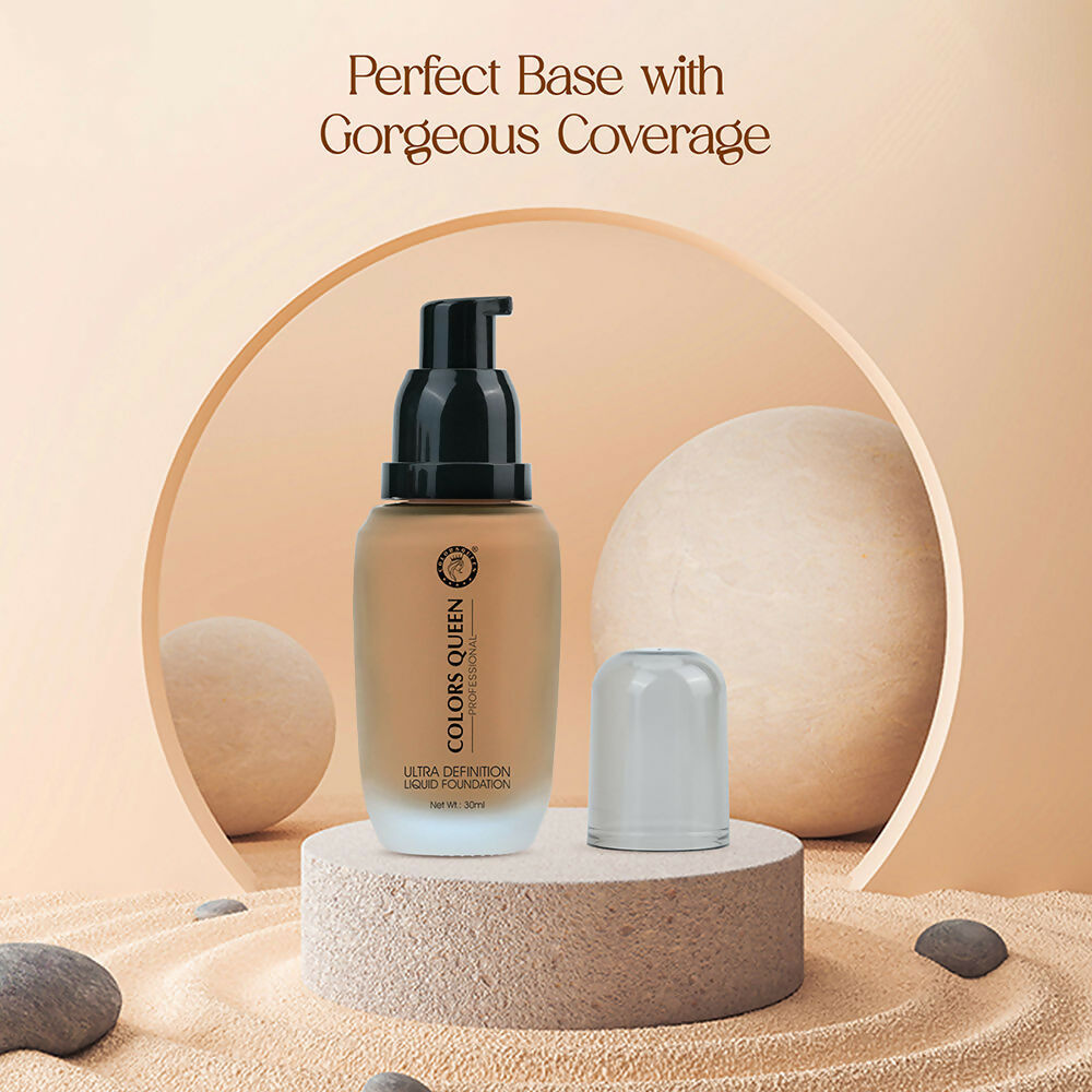 Colors Queen Ultra Definition Liquid Foundation - Paraliness | Swadesiicart