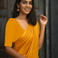 Vamika Weaving Banarasi Jacquard yellow Kanjivaram Saree | Swadesiicart