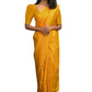 Vamika Weaving Banarasi Jacquard yellow Kanjivaram Saree | Swadesiicart