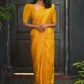 Vamika Weaving Banarasi Jacquard yellow Kanjivaram Saree | Swadesiicart