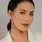 stone stud (Rose gold) - Ruby Raang - Swadesiicart