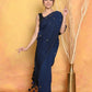 Very Much Indian Pure Mul Cotton Handloom Saree - Dark Blue | Swadesiicart