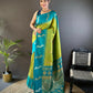 Joban Fashion Teal Peacock,Butti Banarasi Silk Sarees | Swadesiicart