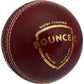 SG Bouncer Leather Ball - Red - Swadesiicart