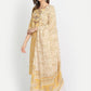 Anubhutee Yellow Ethnic Motifs Printed Panelled Pure Cotton Kurta with Salwar & With Dupatta | Swadesiicart