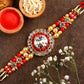 American Diamond Bling Rakhi And Kaju Katli Box | Swadesiicart