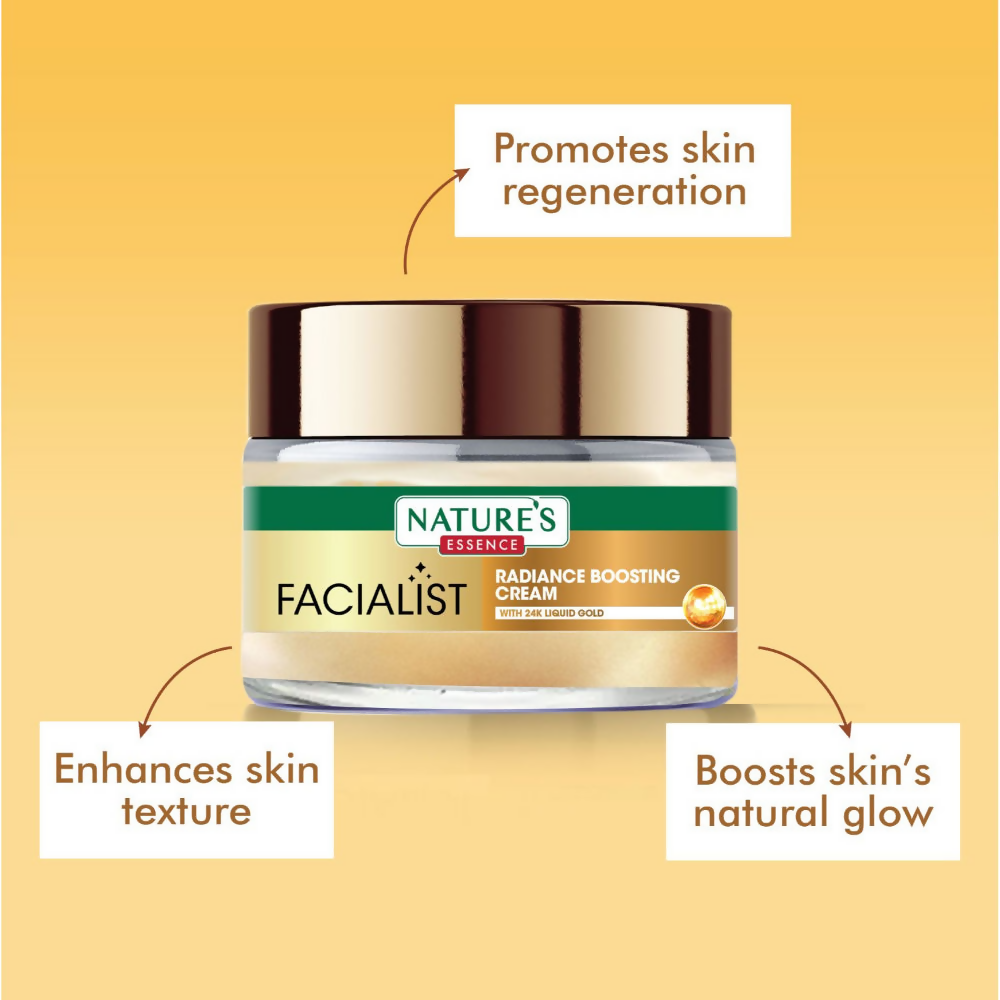 Nature's Essence Facialist Radiance Boosting Cream with 24K Liquid Gold - Swadesiicart