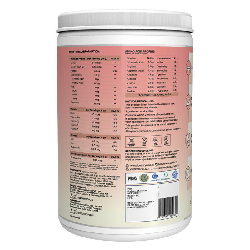 Beautywise All In One Collagen Proteins - Apple | Swadesiicart