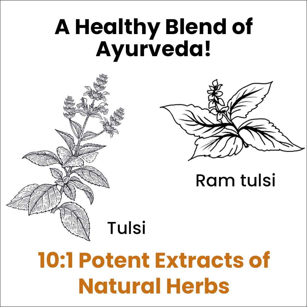 myUpchar Ayurveda Tulsi Drops - Swadesiicart