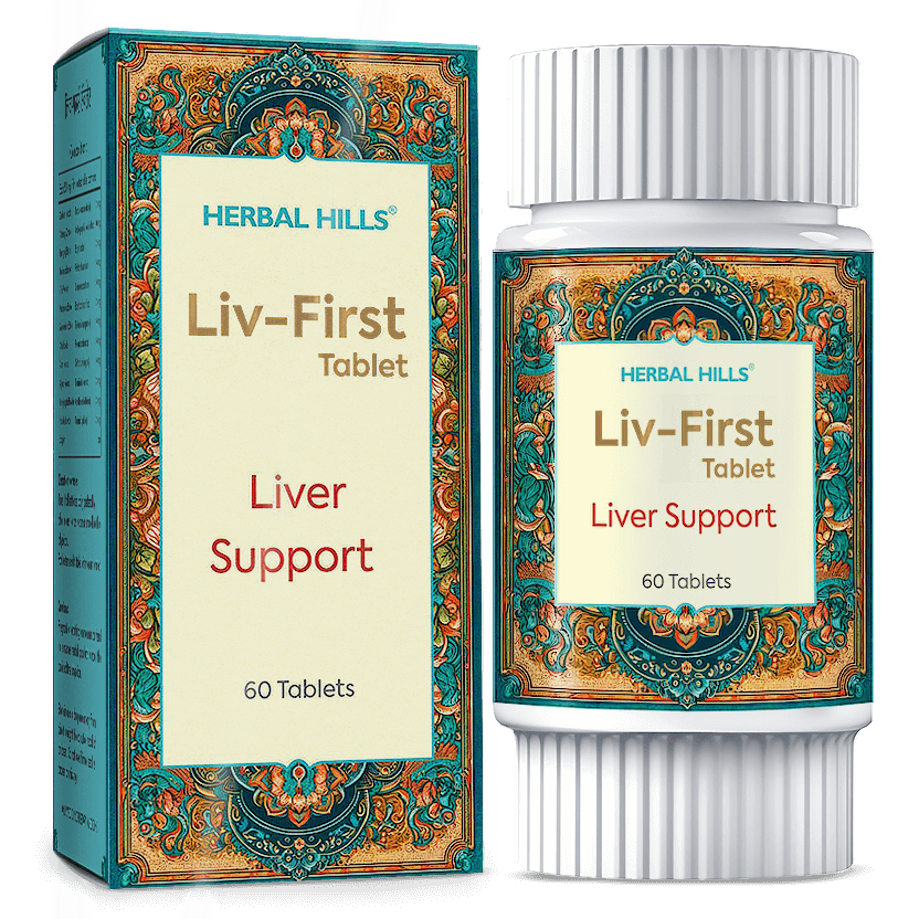 Herbal Hills Liv - First Liver Support Tablets | Swadesiicart