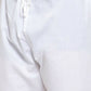 Jompers Men White Solid Pyjamas | Swadesiicart